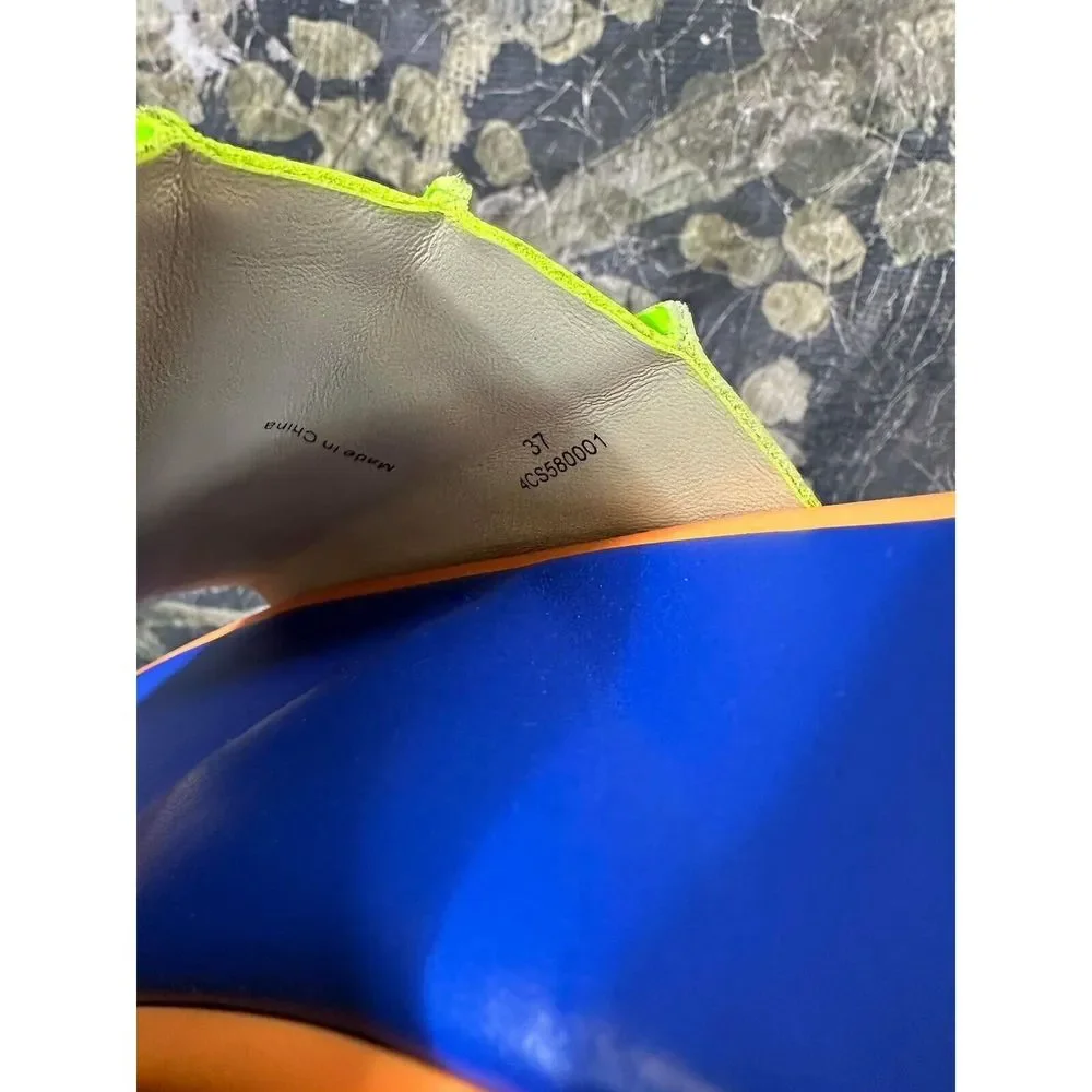 Free People Pleats & Thank You Slides Size 37 - Picture 5 of 7